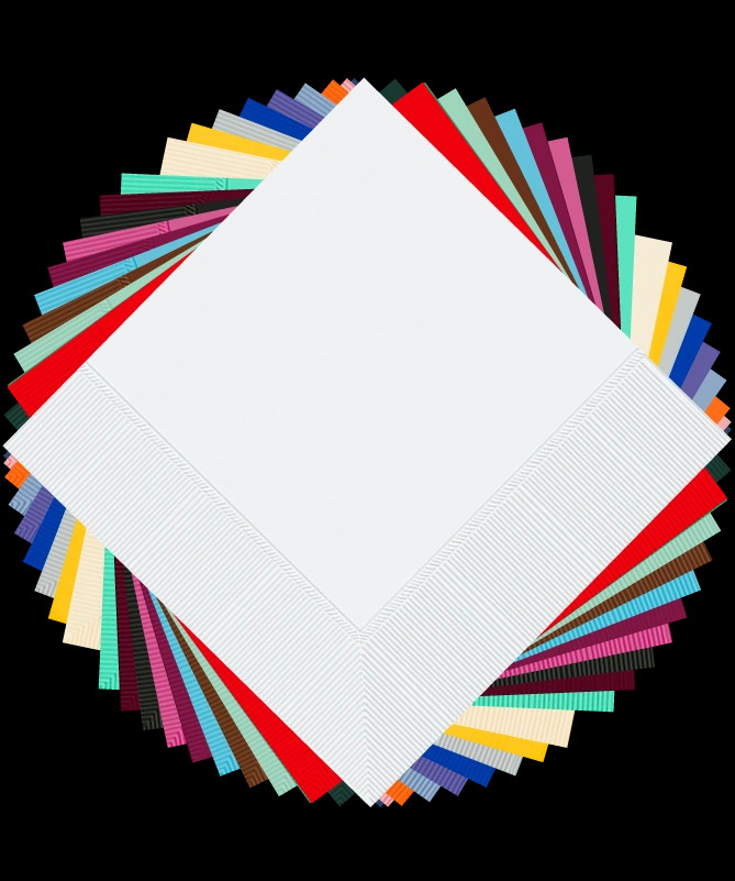 Cocktail Napkins Bulk 250/Pk Unprinted