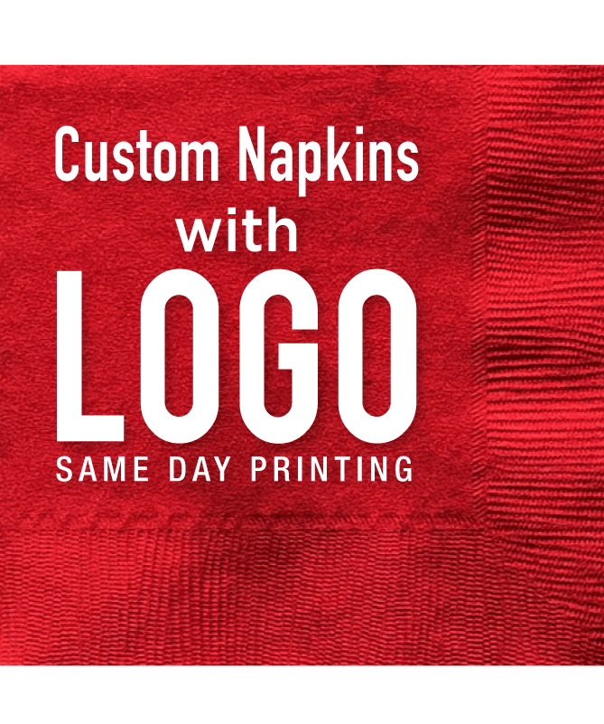 Same Day Custom Lunch Napkins - Order Today, Get It Next Day
