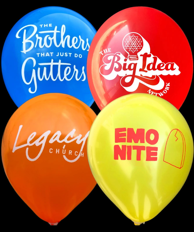 Branded Logo Balloons - Printed Balloons with Company Logo