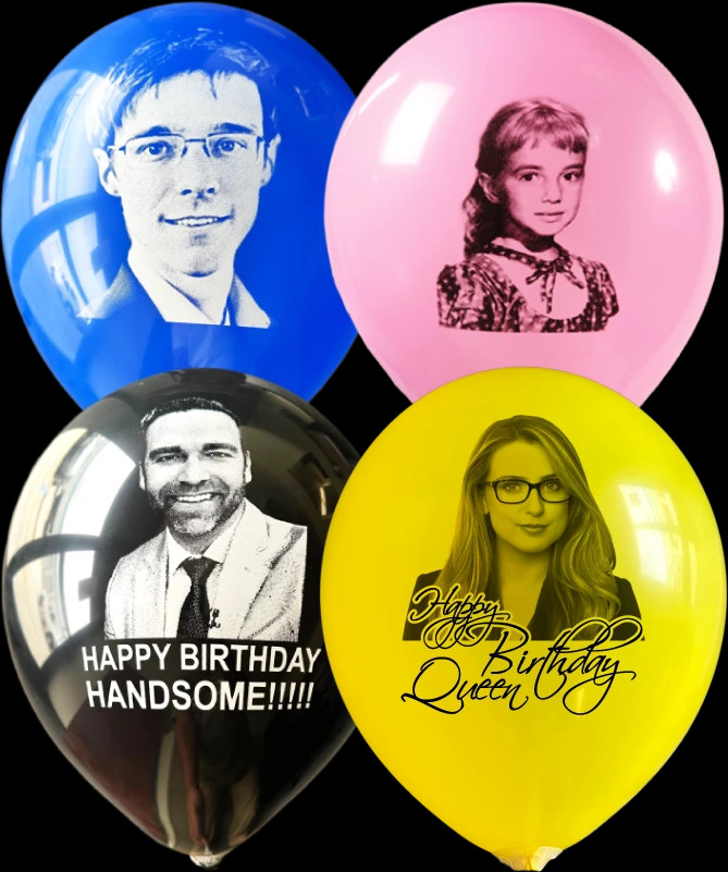 Custom Balloons with Picture, Face or Photo