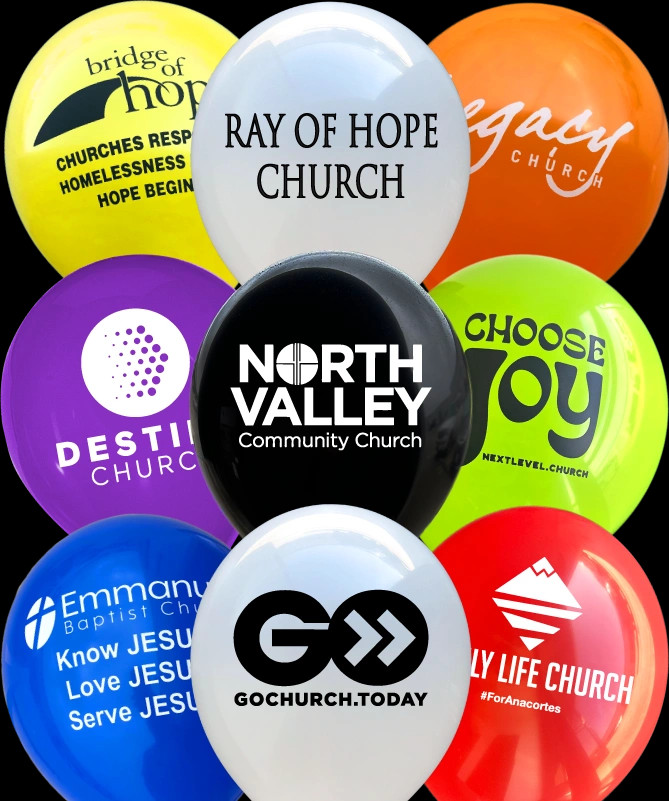 Custom Church Balloons