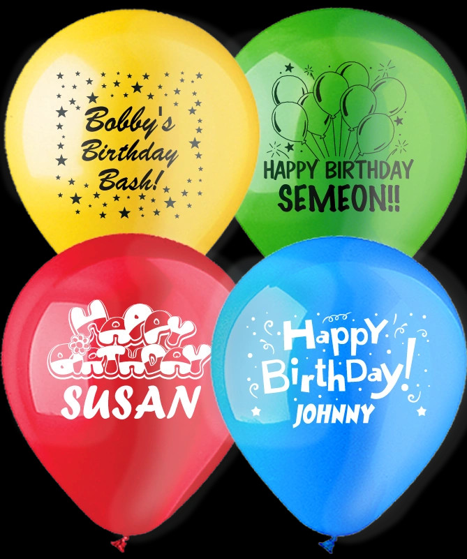 Customizable Designs Balloons