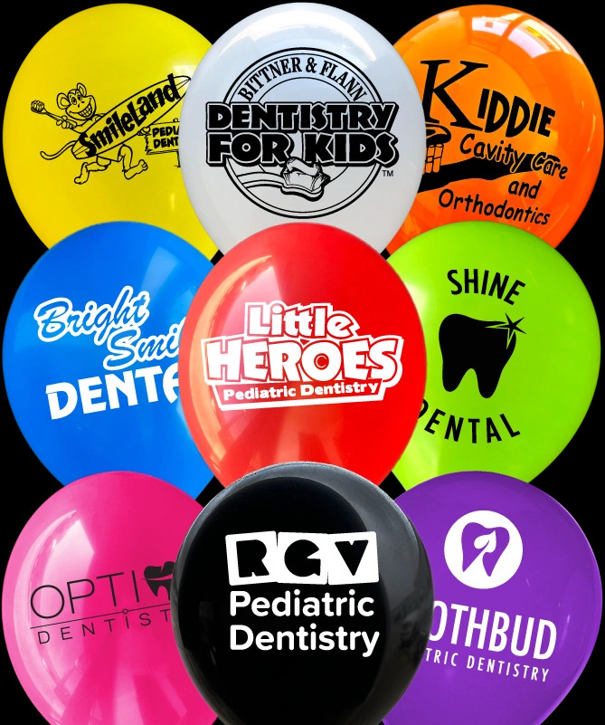 Dental Practice Logo Balloons