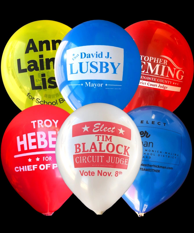 Election Campaign Balloons