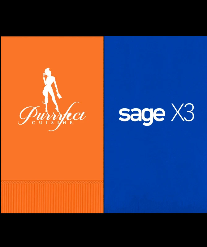 Logo Printed Guest Towels