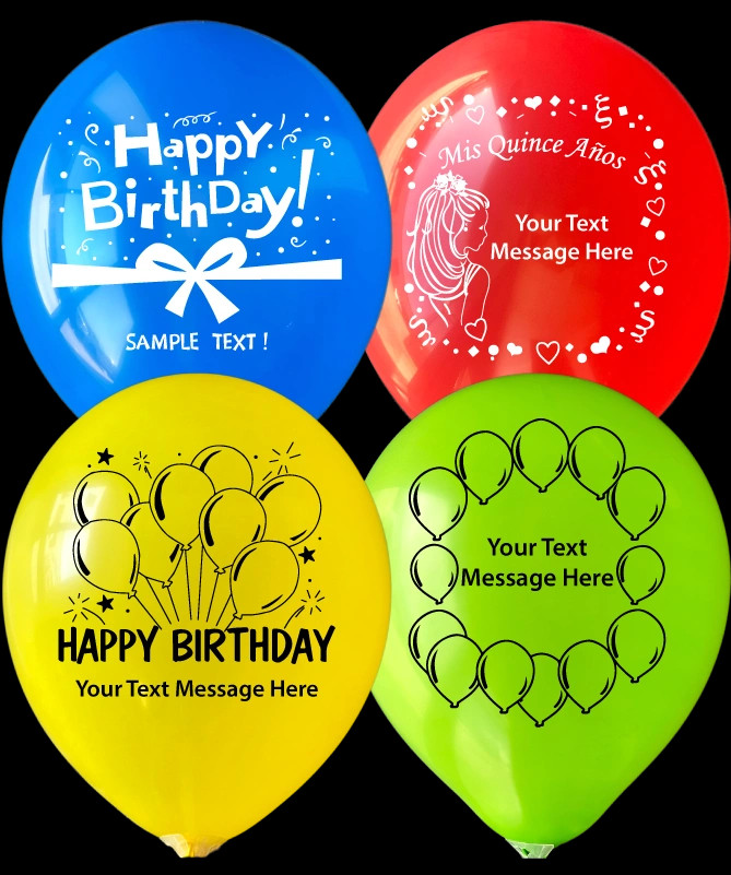 Personalized Birthday Balloons | Add Your Own Content
