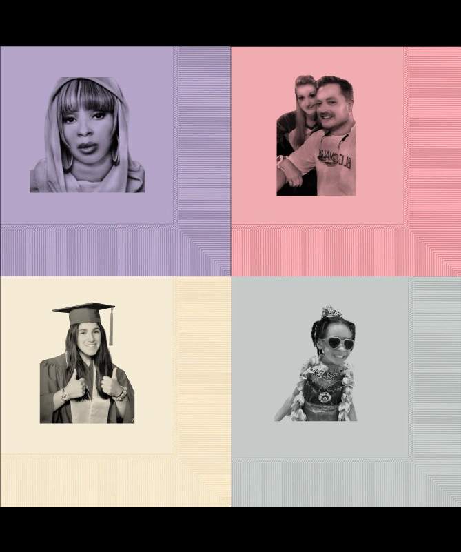 Photo Printed Luncheon Napkins